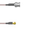 Q-0K01K000R003M by Amphenol Custom Cable - CABLE ASSY BNC-MMCX RG316 DB 3M