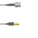 Q-0K01L000R2.5M by Amphenol Custom Cable - CABLE ASSY BNC-MMCX RG316 DB 2.5M