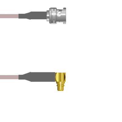 Q-0K01O000R108i by Amphenol Custom Cable - CABLE ASSY BNC-MMCX PL RG316 DB 9
