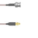 Q-0K01R000R2.5M by Amphenol Custom Cable - CB ASY BNC-MMCX PL RG316 DB 2.5M