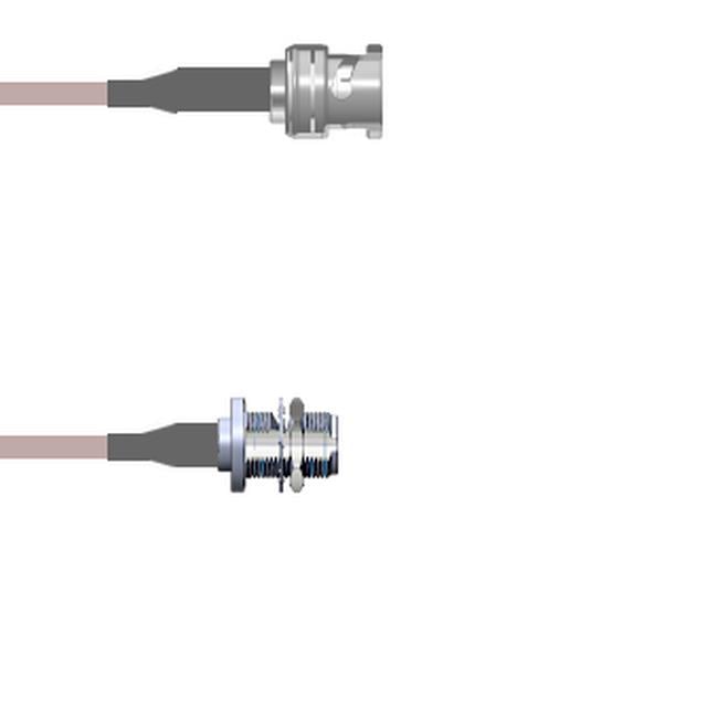 Q-0K021000R108i by Amphenol Custom Cable - CABLE ASSY BNC-N-TYPE RG316 DB 9