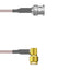 Q-0K035000R003M by Amphenol Custom Cable - CABLE ASSY BNC-SMA PLG RG316 DB 3M