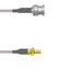 Q-0K03O000R003M by Amphenol Custom Cable - CABLE ASSY BNC-SMB P-J RG316 DB 3M