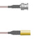Q-0K03Z000R003M by Amphenol Custom Cable - CABLE ASSY BNC-SMB PLG RG316 DB 3M