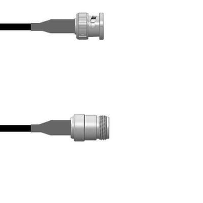Q-0L01W0008012i by Amphenol Custom Cable - CABLE ASSY BNC-N-TYPE P-J RG58 12