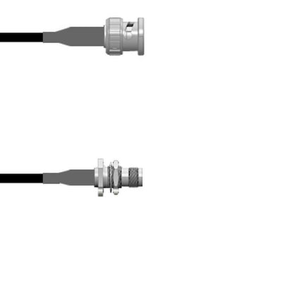 Q-0L04K00080.5M by Amphenol Custom Cable - CABLE ASSY BNC-TNC P-J RG58 19.69