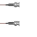 Q-0M00M000H006i by Amphenol Custom Cable - CABLE ASSY BNC PLUG RG142 6