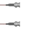 Q-0M00M000H009i by Amphenol Custom Cable - CABLE ASSY BNC PLUG RG142 9