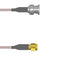 Q-0M03F000H006i by Amphenol Custom Cable - CABLE ASSY BNC-SMA PLUG RG142 6