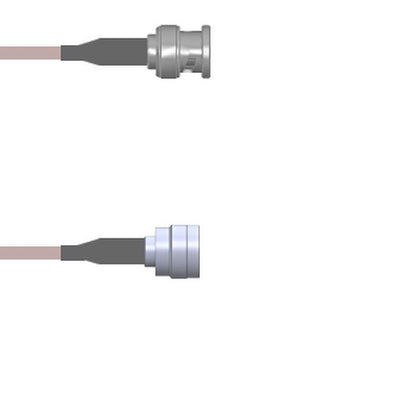 Q-0M056000H.25M by Amphenol Custom Cable - CABLE ASSY BNC-TNC PL RG142 9.843
