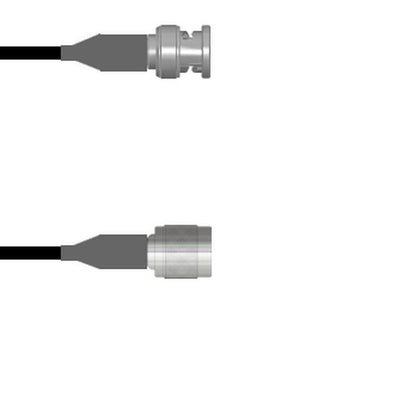 Q-0N058001A009i by Amphenol Custom Cable - CABLE ASSY BNC-TNC PLUG RG59 9