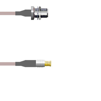 Q-1T01F0005.75M by Amphenol Custom Cable - CABLE ASY MCX-N P-J RG316 29.53