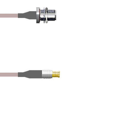 Q-1T01F0005048i by Amphenol Custom Cable - CABLE ASY MCX-N PLG TO JK RG316 4