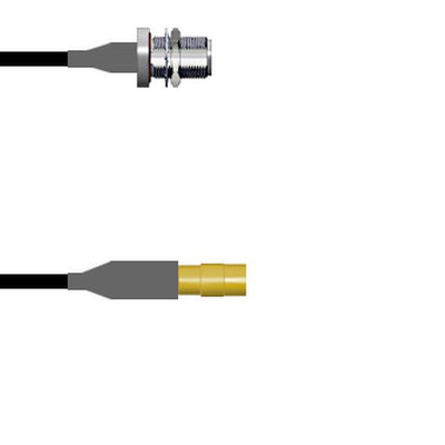 Q-1T01J0003001M by Amphenol Custom Cable - CABLE ASSY MMCX-N JACK RG174 1M