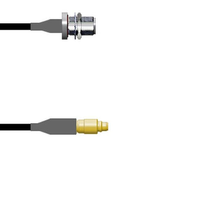 Q-1T01Q0003003i by Amphenol Custom Cable - CABLE ASSY MMCX-N P TO J RG174 3