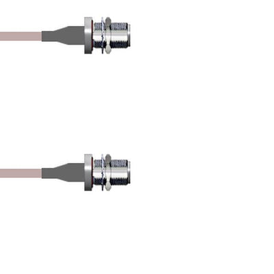 Q-1T01T00050.5M by Amphenol Custom Cable - CABLE ASSY N-TYP JACK RG316 19.69