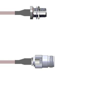 Q-1T0200005.75M by Amphenol Custom Cable - CABLE ASSY N-TYP JACK RG316 29.53