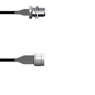 Q-1T02I0003012i by Amphenol Custom Cable - CABLE ASY N-TYPE J TO P RG174 12