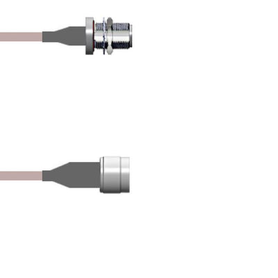 Q-1T02I0005003i by Amphenol Custom Cable - CABLE ASSY N-TYPE J TO P RG316 3