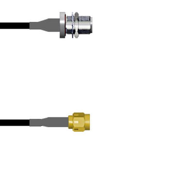 Q-1T03B0003024i by Amphenol Custom Cable - CABLE ASSY SMA-N P TO J RG174 24