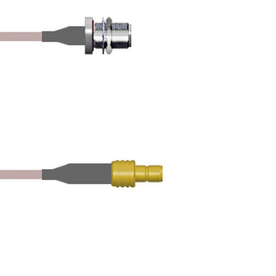 Q-1T03L0005.75M by Amphenol Custom Cable - CABLE ASSY SMB-N JACK RG316 29.53