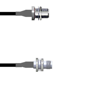Q-1T04E0003001M by Amphenol Custom Cable - CABLE ASSY N TO TNC JACK RG174 1M