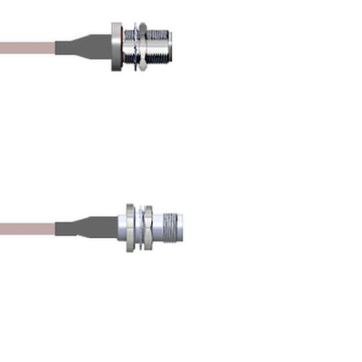 Q-1T04E00050.5M by Amphenol Custom Cable - CABLE ASSY N-TNC JK RG316 19.69