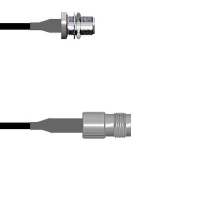 Q-1T04G0003012i by Amphenol Custom Cable - CABLE ASSY N TO TNC JACK RG174 12