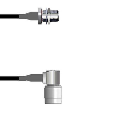 Q-1T04T0003048i by Amphenol Custom Cable - CABLE ASY N TO TNC J TO P RG174 4