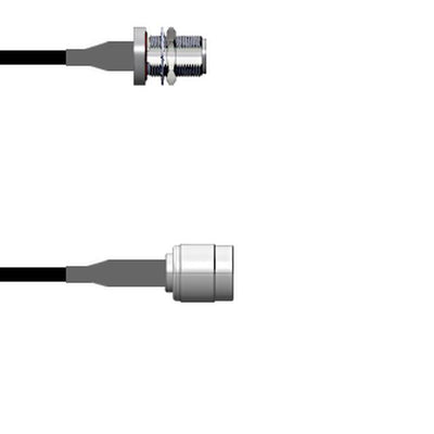 Q-1T0520003024i by Amphenol Custom Cable - CABLE ASY N-TNC J-P RG174 24