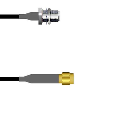 Q-1T0680003012i by Amphenol Custom Cable - CABLE ASSY RP-SMA TO N RG174 12