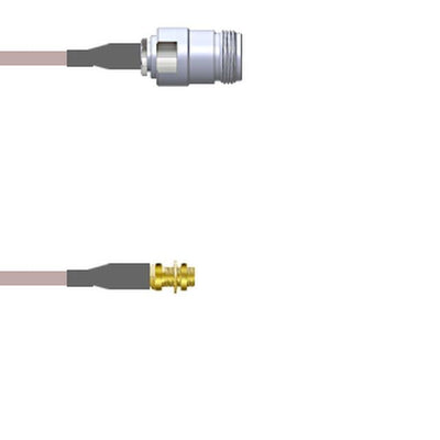 Q-1V012000R2.5M by Amphenol Custom Cable - CABLE ASSY MCX-N JCK RG316 DB 2.5M