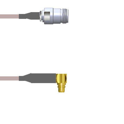Q-1V01O000R003M by Amphenol Custom Cable - CABLE ASY MMCX-N P-J RG316 DB 3M