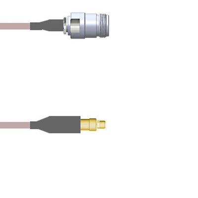 Q-1V01R000R002M by Amphenol Custom Cable - CABLE ASY MMCX-N P-J RG316 DB 2M