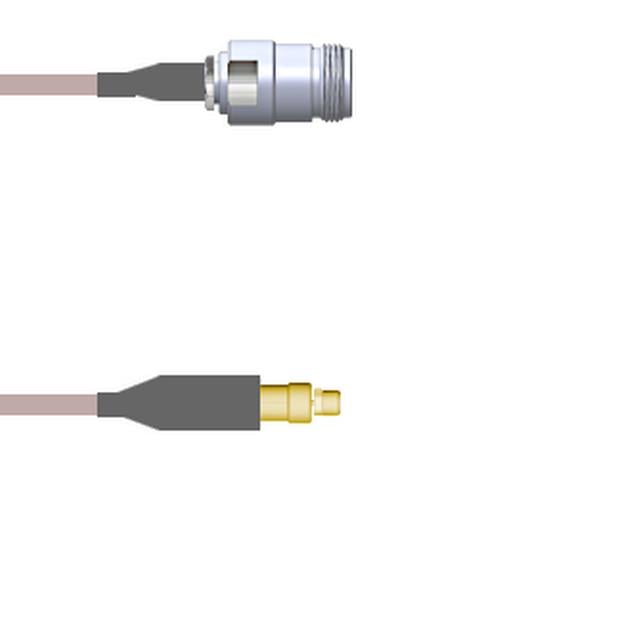 Q-1V01R000R002M by Amphenol Custom Cable - CABLE ASY MMCX-N P-J RG316 DB 2M