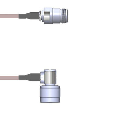 Q-1V02D000R108i by Amphenol Custom Cable - CABLE ASY N-TYPE J-P RG316 DB 9