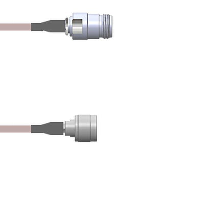 Q-1V02M000R2.5M by Amphenol Custom Cable - CABLE ASSY N-TYPE RG316 DB 2.5M