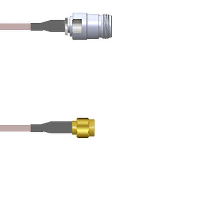 Q-1V03C000R003M by Amphenol Custom Cable - CABLE ASY SMA-N P-J RG316 DB 3M