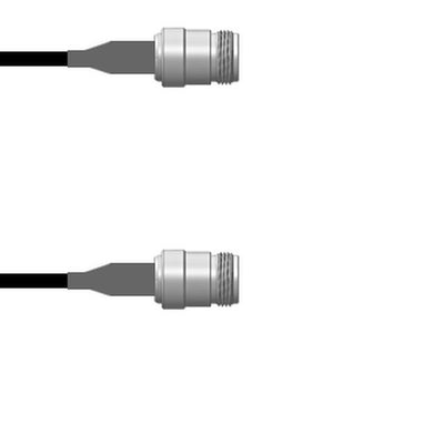 Q-1W01W0008.75M by Amphenol Custom Cable - CABLE ASSY N-TYPE JACK RG58 29.53