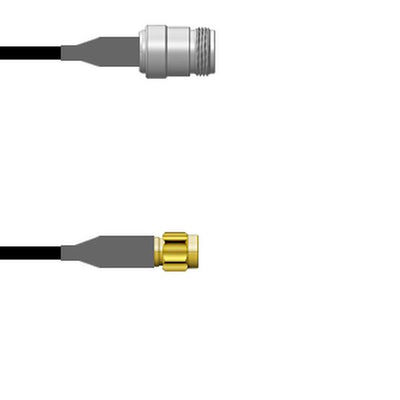 Q-1W03D0008012i by Amphenol Custom Cable - CABLE ASY SMA-N PLG TO JK RG58 12