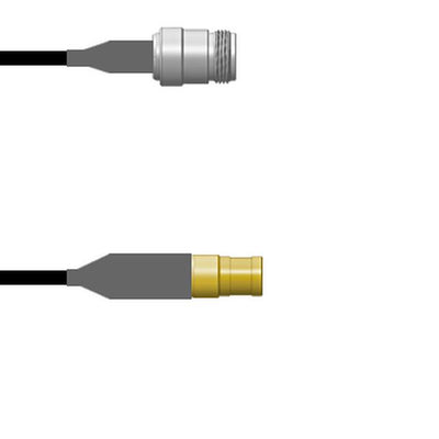 Q-1W03X0008006i by Amphenol Custom Cable - CABLE ASSY SMB-N PLG TO JK RG58 6
