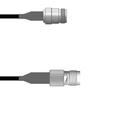 Q-1W04J0008036i by Amphenol Custom Cable - CABLE ASSY N TO TNC JACK RG58 36
