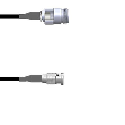 Q-2000V0003009i by Amphenol Custom Cable - CABLE ASSY HD-BNC TO N RG174 9