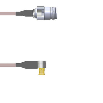 Q-2001A0005048i by Amphenol Custom Cable - CABLE ASY MCX-N PLG TO JK RG316 4