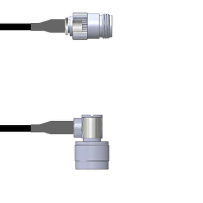 Q-2002C0003048i by Amphenol Custom Cable - CABLE ASSY N-TYPE J TO P RG174 4