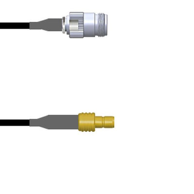 Q-2003L0003072i by Amphenol Custom Cable - CABLE ASSY SMB-N JACK RG174 6
