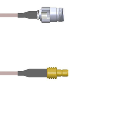 Q-2003L0005009i by Amphenol Custom Cable - CABLE ASSY SMB-N JACK RG316 9