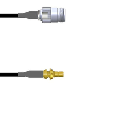 Q-2003M0003003i by Amphenol Custom Cable - CABLE ASSY SMB-N JACK RG174 3