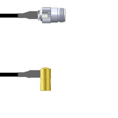 Q-2003S0003006i by Amphenol Custom Cable - CABLE ASY SMB-N PLG TO JK RG174 6
