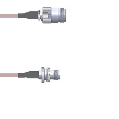 Q-2004E0005024i by Amphenol Custom Cable - CABLE ASSY N TO TNC JACK RG316 24